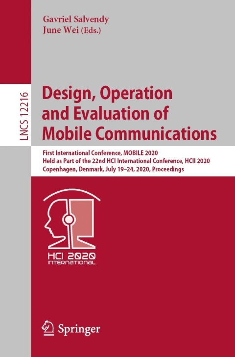 Cover image for book Design, Operation and Evaluation of Mobile Communications