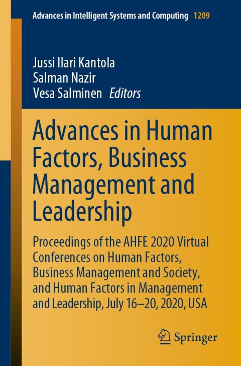 Cover image for book Advances in Human Factors, Business Management and Leadership