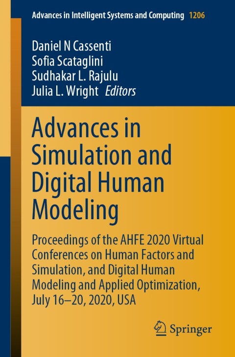Cover image for book Advances in Simulation and Digital Human Modeling