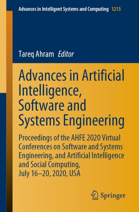 Cover image for book Advances in Artificial Intelligence, Software and Systems Engineering