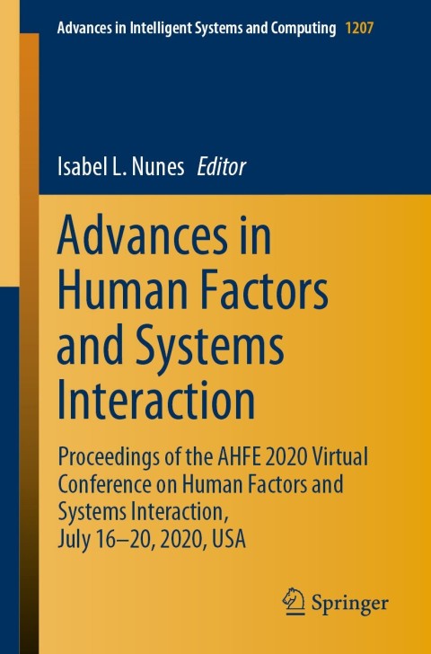 Cover image for book Advances in Human Factors and Systems Interaction