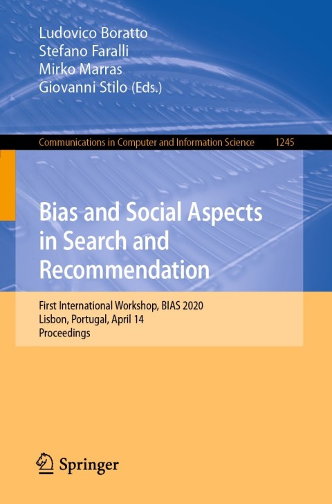 Cover image for book Bias and Social Aspects in Search and Recommendation