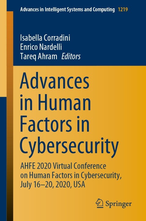 Cover image for book Advances in Human Factors in Cybersecurity