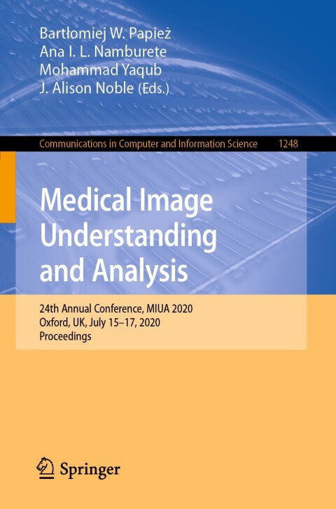 Cover image for book Medical Image Understanding and Analysis