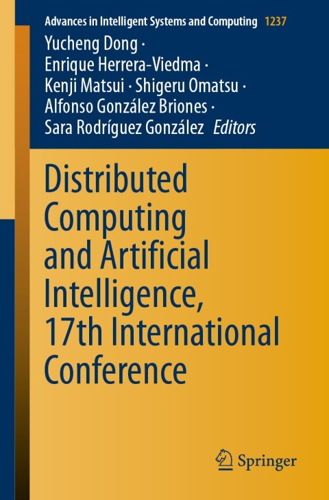 Cover image for book Distributed Computing and Artificial Intelligence, 17th International Conference