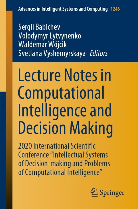 Cover image for book Lecture Notes in Computational Intelligence and Decision Making