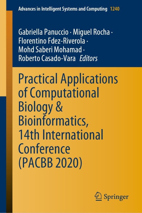 Cover image for book Practical Applications of Computational Biology & Bioinformatics, 14th International Conference (PACBB 2020)