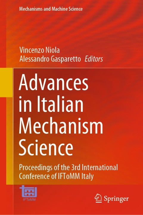 Cover image for book Advances in Italian Mechanism Science