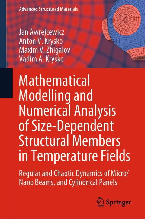 Cover image for book Mathematical Modelling and Numerical Analysis of Size-Dependent Structural Members in Temperature Fields