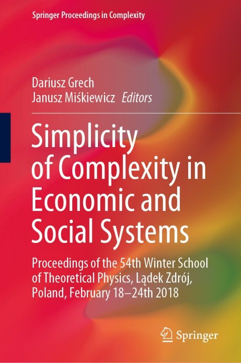 Cover image for book Simplicity of Complexity in Economic and Social Systems
