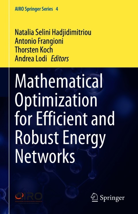 Cover image for book Mathematical Optimization for Efficient and Robust Energy Networks