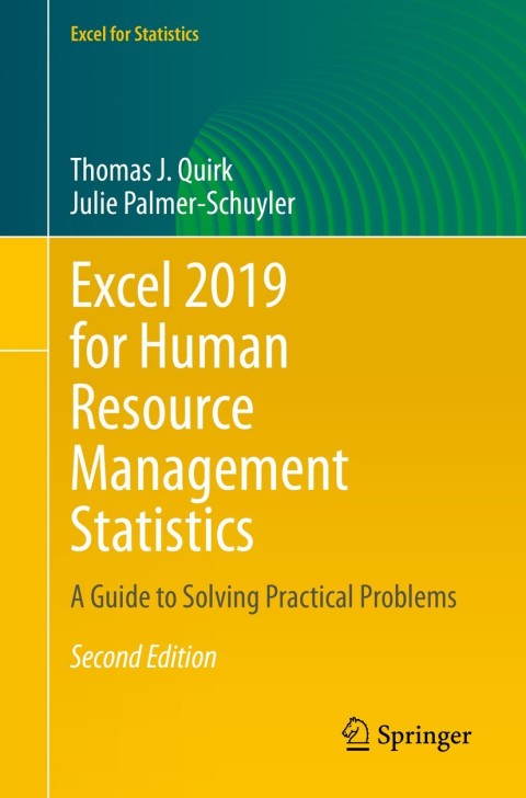 Excel 2019 for Human Resource Management Statistics 