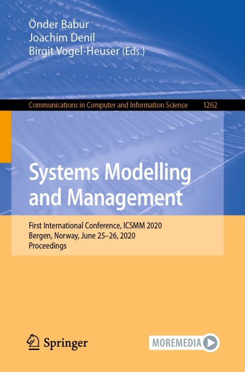 Cover image for book Systems Modelling and Management