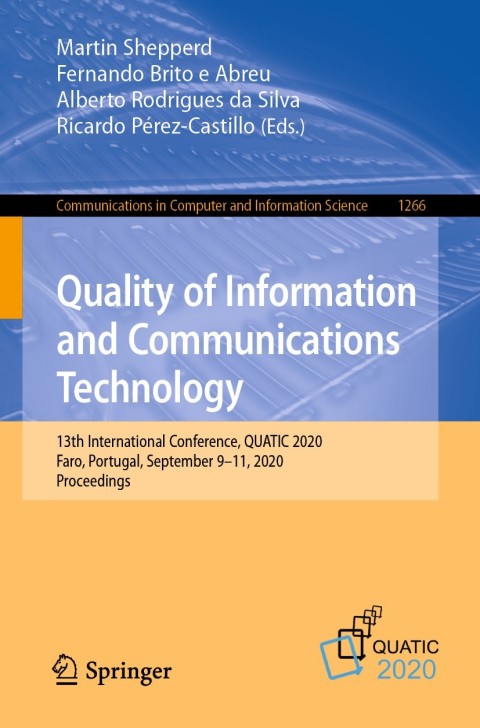 Quality of Information and Communications Technology 