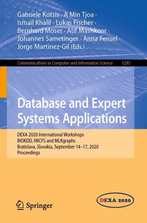 Cover image for book Database and Expert Systems Applications