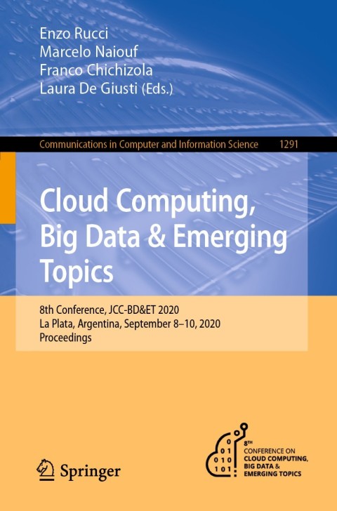 Cover image for book Cloud Computing, Big Data & Emerging Topics