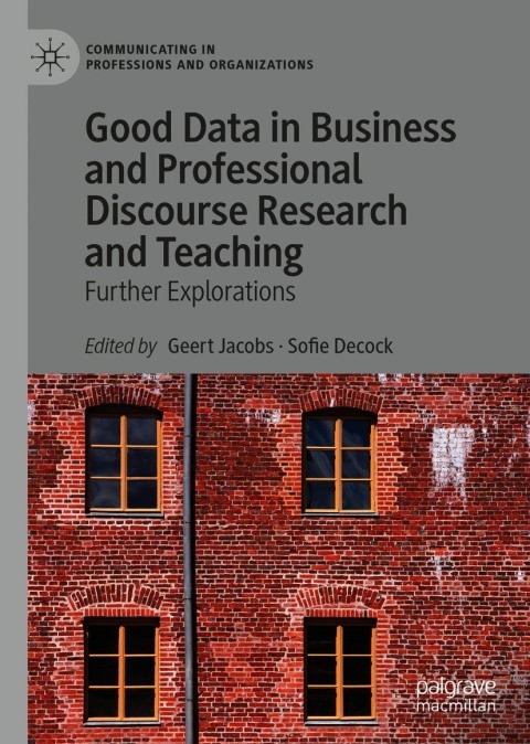 Cover image for book Good Data in Business and Professional Discourse Research and Teaching