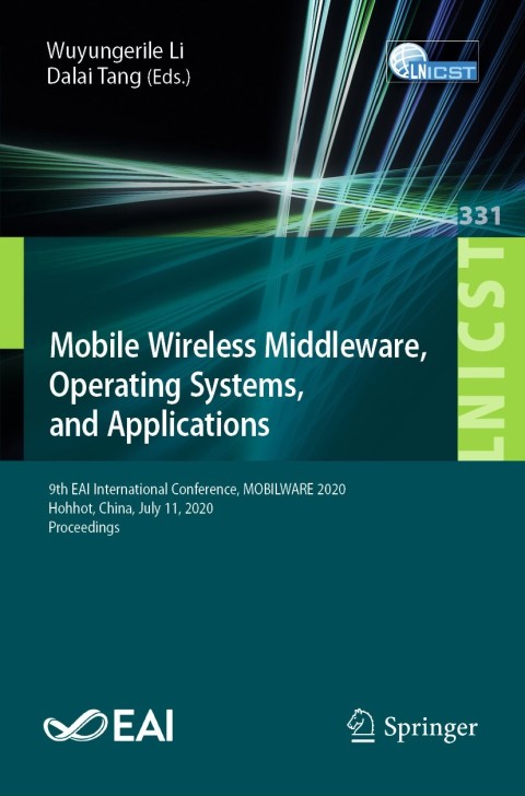 Cover image for book Mobile Wireless Middleware, Operating Systems and Applications
