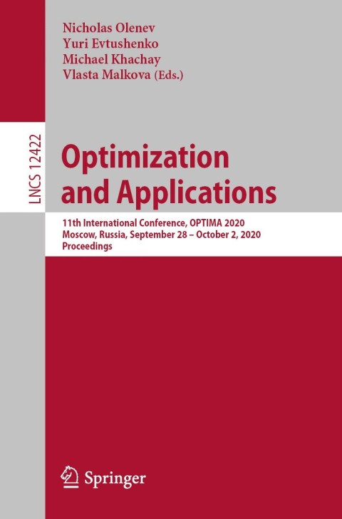 Optimization and Applications 