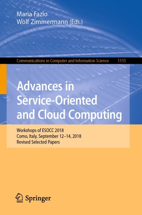 Cover image for book Advances in Service-Oriented and Cloud Computing