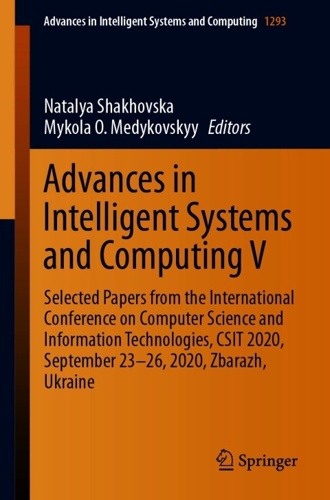 Cover image for book Advances in Intelligent Systems and Computing V