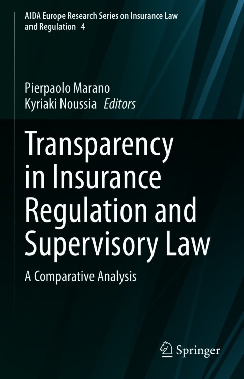 Cover image for book Transparency in Insurance Regulation and Supervisory Law