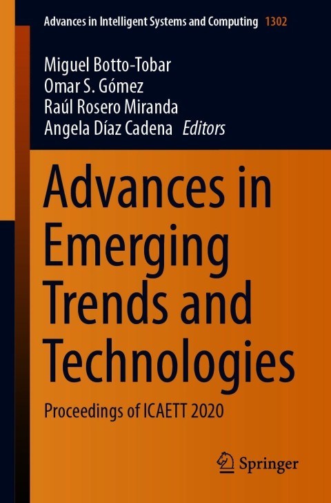 Cover image for book Advances in Emerging Trends and Technologies