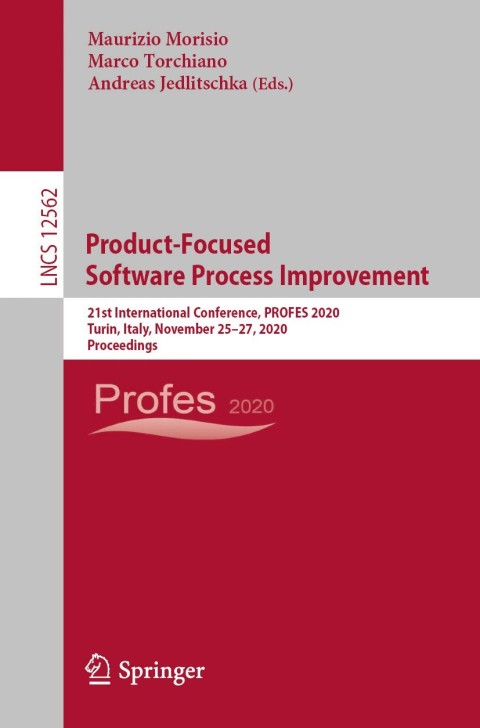 Cover image for book Product-Focused Software Process Improvement