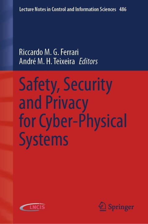 Cover image for book Safety, Security and Privacy for Cyber-Physical Systems