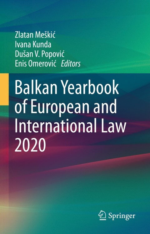 Cover image for book Balkan Yearbook of European and International Law 2020