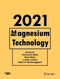 صورة الغلاف: Magnesium Technology 2021 9783030655273