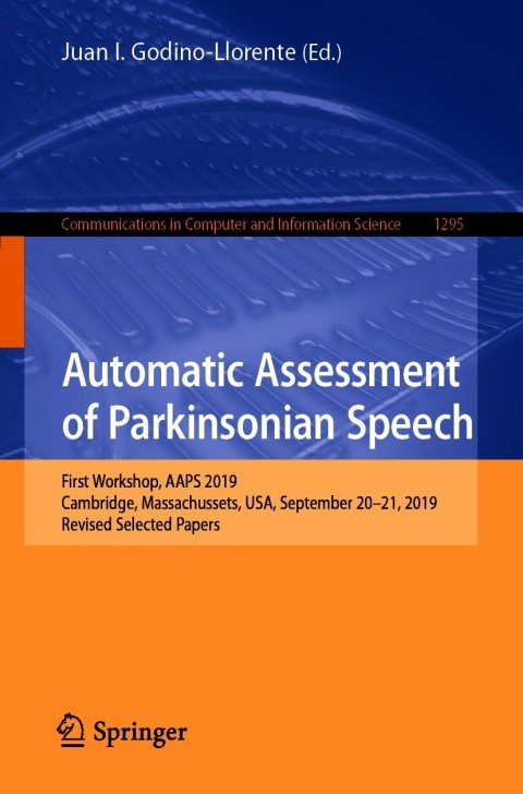 Cover image for book Automatic Assessment of Parkinsonian Speech