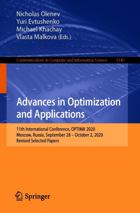 Cover image for book Advances in Optimization and Applications