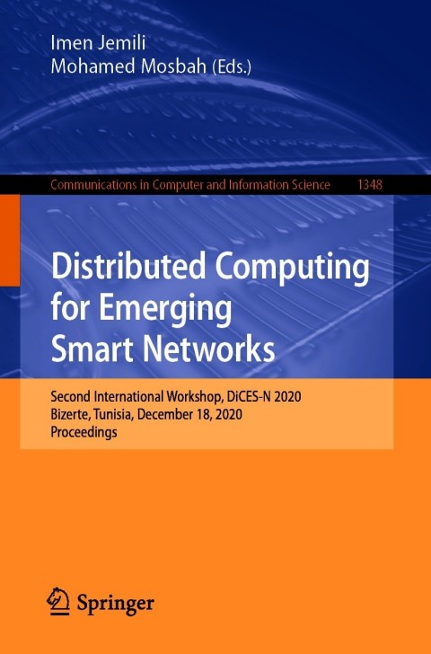 Cover image for book Distributed Computing for Emerging Smart Networks