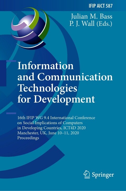 Cover image for book Information and Communication Technologies for Development