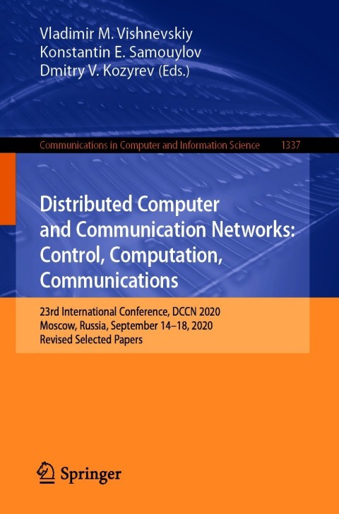 Cover image for book Distributed Computer and Communication Networks: Control, Computation, Communications