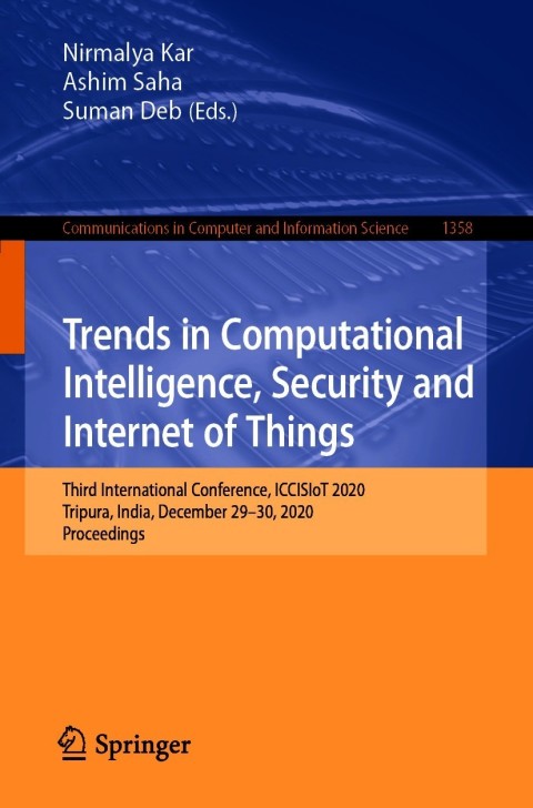 Cover image for book Trends in Computational Intelligence, Security and Internet of Things