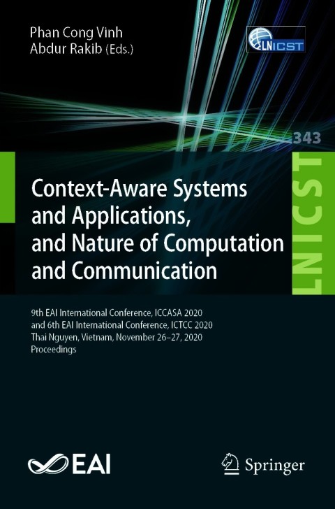 Cover image for book Context-Aware Systems and Applications, and Nature of Computation and Communication