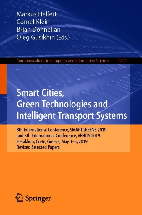 Cover image for book Smart Cities, Green Technologies and Intelligent Transport Systems