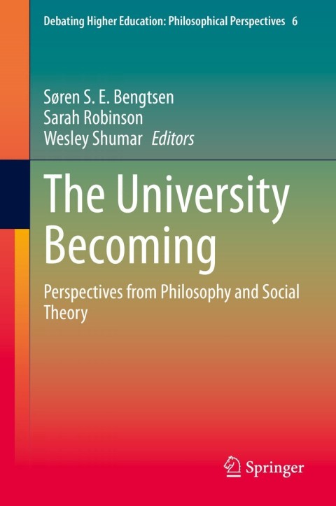 Cover image for book The University Becoming