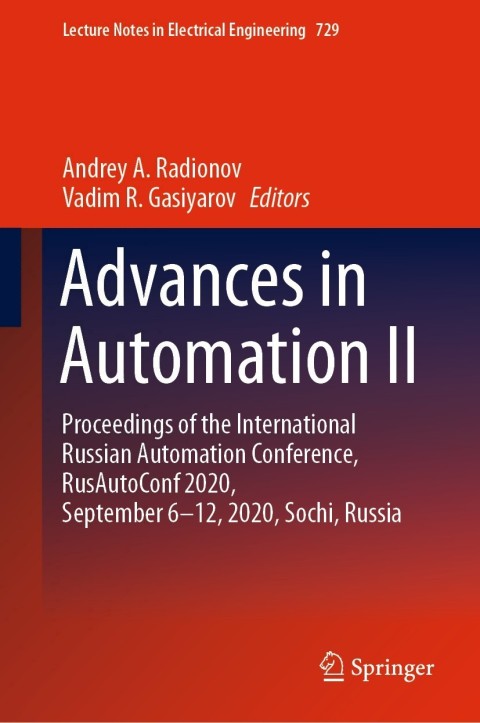 Cover image for book Advances in Automation II