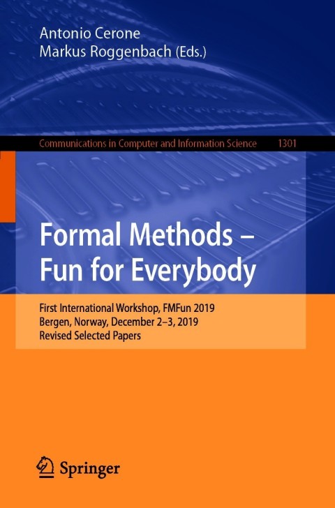 Cover image for book Formal Methods – Fun for Everybody