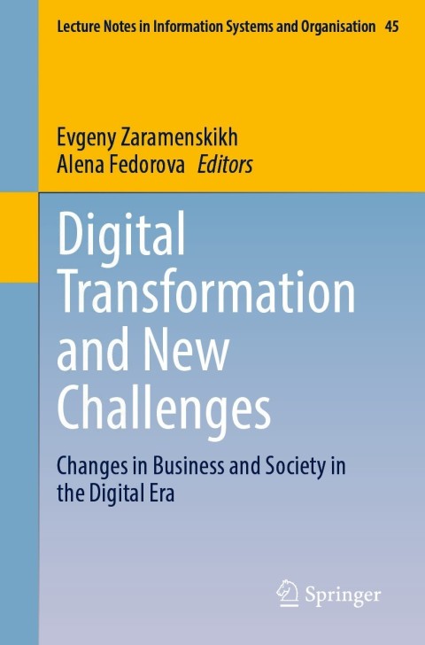 Cover image for book Digital Transformation and New Challenges