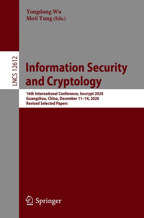 Cover image for book Information Security and Cryptology