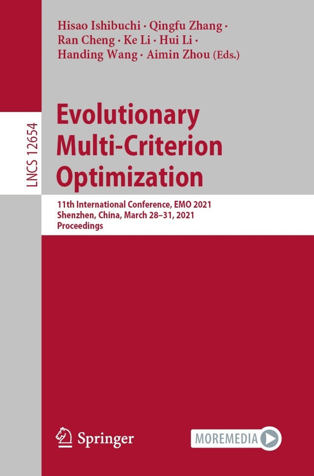 Evolutionary Multi-Criterion Optimization (eBook)