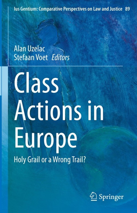 Cover image for book Class Actions in Europe