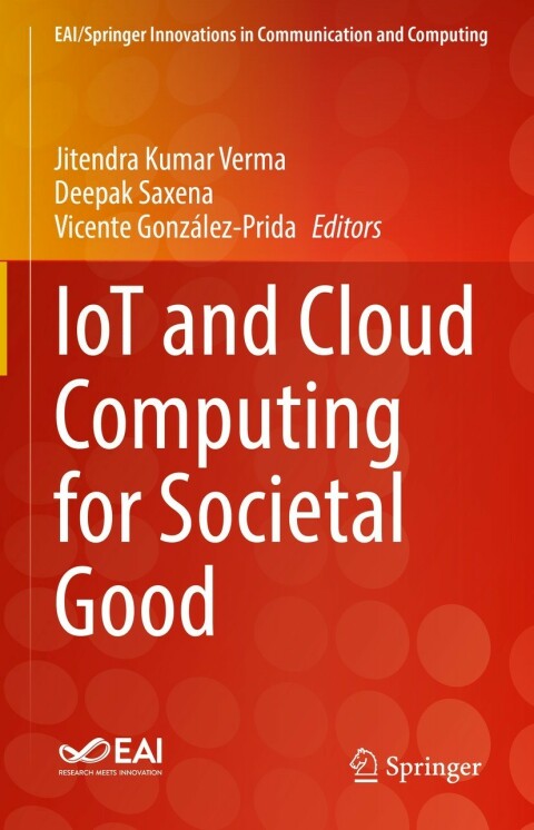 Cover image for book IoT and Cloud Computing for Societal Good