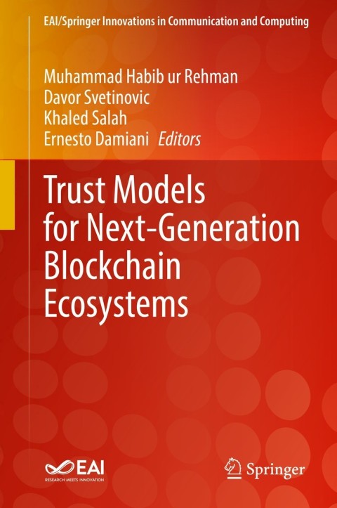 Cover image for book Trust Models for Next-Generation Blockchain Ecosystems