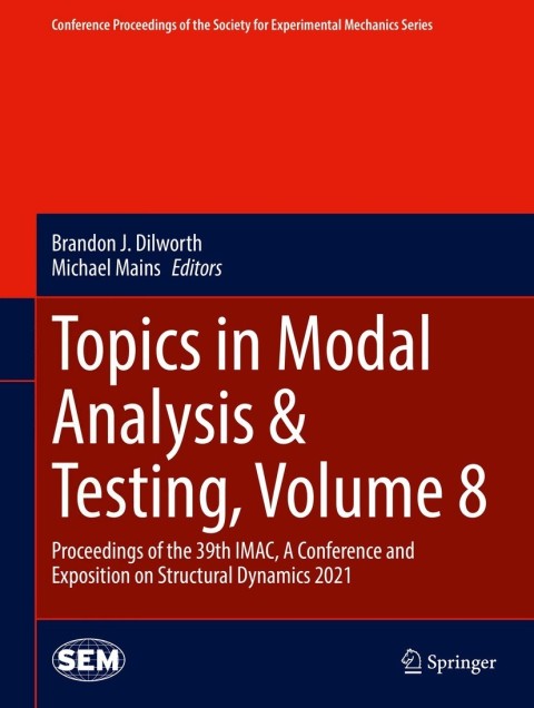 Cover image for book Topics in Modal Analysis & Testing, Volume 8