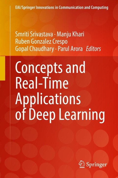 Cover image for book Concepts and Real-Time Applications of Deep Learning